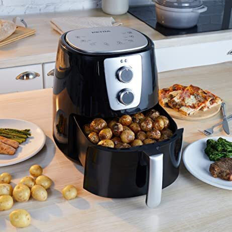 Petra Air Fryer 5.2lt Μαύρο PT-5175