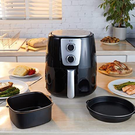 Petra Air Fryer 5.2lt Μαύρο PT-5175