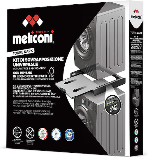 Meliconi Connector For Washer/Dryer made of Plastic 60x60εκ. 1pcs