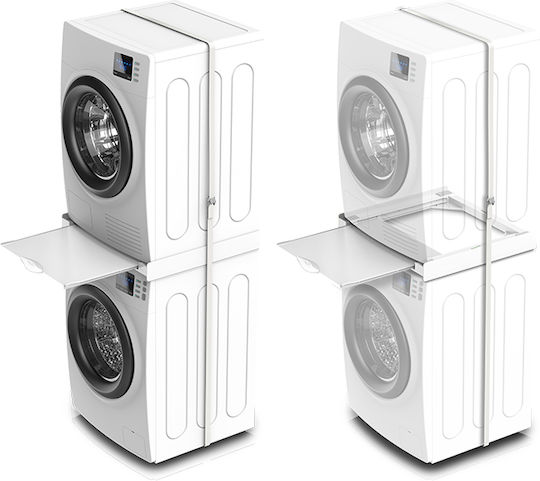 Meliconi Torre Basis Für Waschmaschine/Trockner aus Kunststoff mit Schublade 1Stück