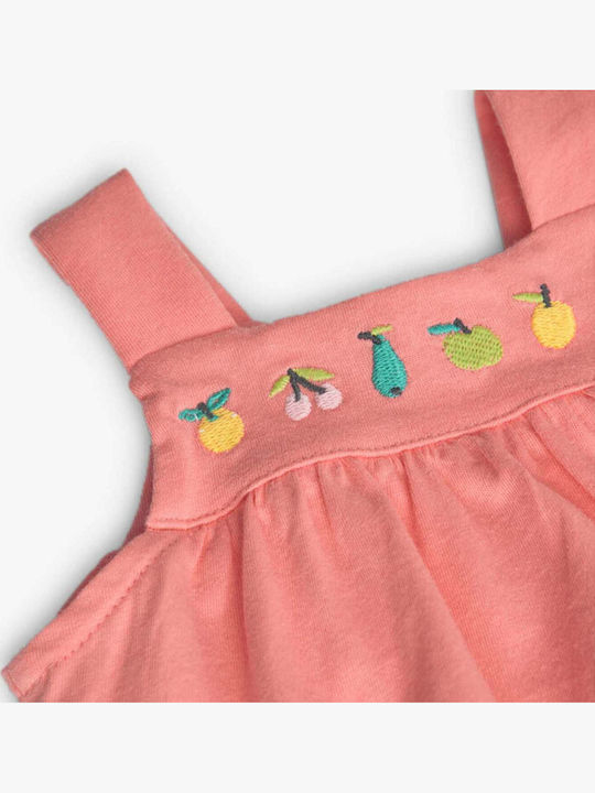 Kids' Set with Leggings Summer 2pcs Salmon