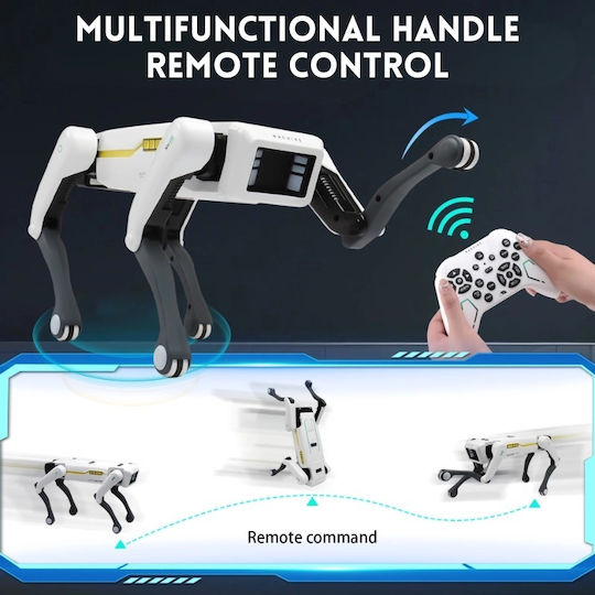 Iuni 8002 Câine Robot Inteligent Teleghidat Telecomandă Aplicație Comenzi Vocale Programabil Peste 25 Funcții Interactive Dans Povești Muzică