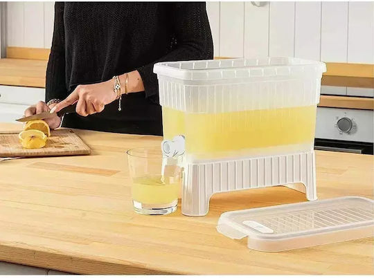 Qlux Διανεμητής Ποτού Πλαστικός με Βρυσάκι 4.5lt