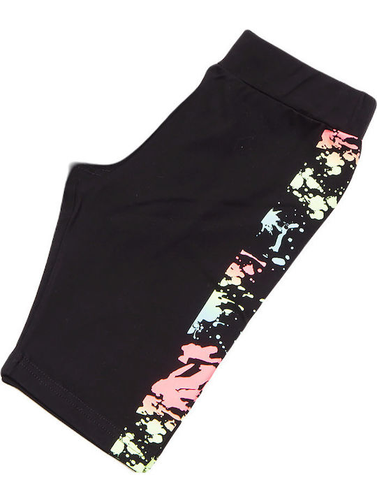 Kids' Set with Leggings Summer 2pcs Black