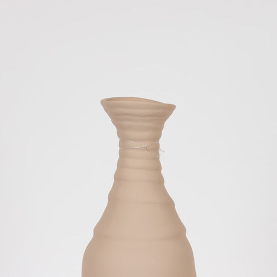 Ceramic Vase Brown Diameter 12xHeight 48cm