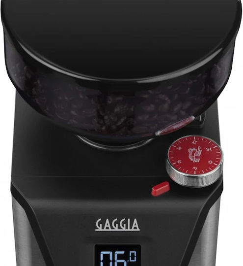 Gaggia Ηλεκτρικός Μύλος Καφέ 310W με Χωρητικότητα 250gr Ασημί