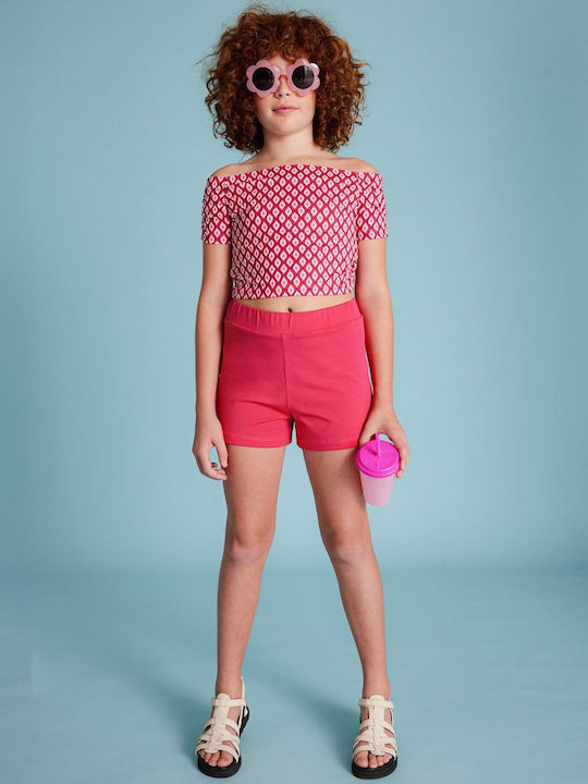 Kids' Set with Shorts Summer 2pcs Pink