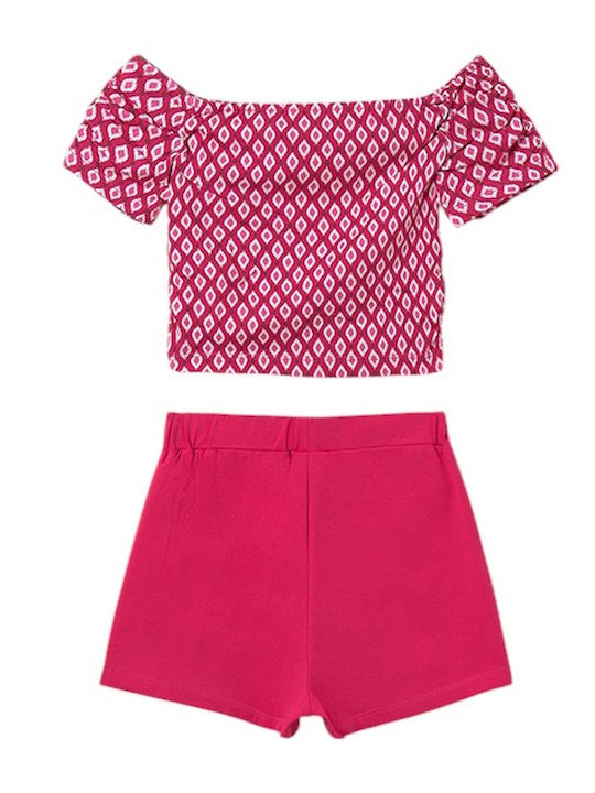 Kids' Set with Shorts Summer 2pcs Pink