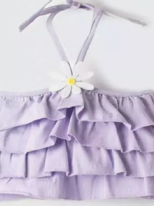 Kinder-Set mit Shorts Sommer 2Stück Lilac