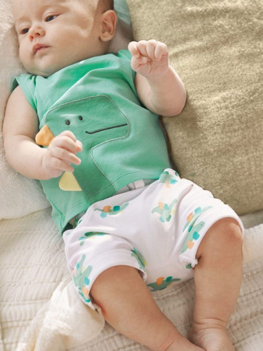 Kinder-Set mit Shorts Sommer 4Stück Green