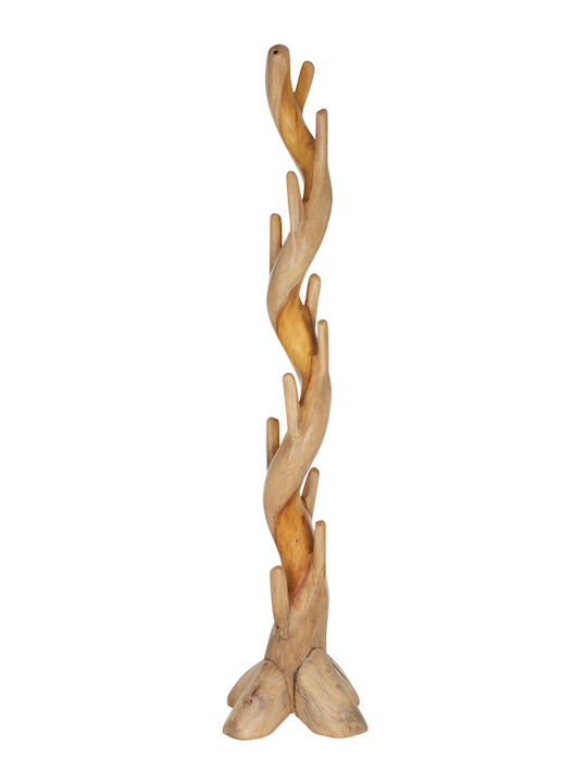HomeMarkt Καλόγερος Μεταλλικός Καφέ 40x40x200cm