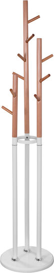 HomeMarkt Wyatt Μεταλλικός Λευκός/ Natural HM8610.01 HomeMarkt Wyatt Μεταλλικός Λευκός/ Natural HM8610.01