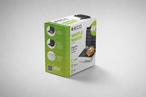 ECG Βαφλιέρα για Τετράγωνες Βάφλες 2 Θέσεων 700W