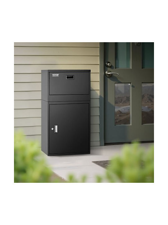 Vevor Outdoor Mailbox Metallic in Black Color