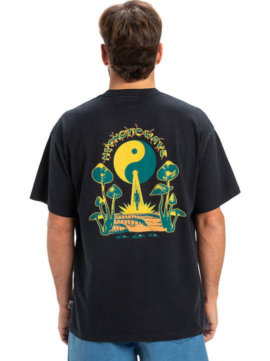 Wave T-shirt Μαυρο
