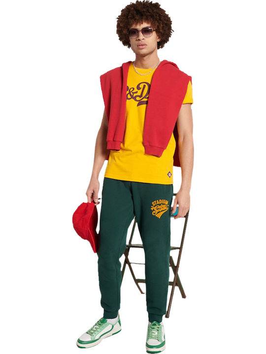 Collegiate Graphic Tricou Galben