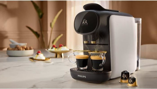 Philips Barista Sublime Pod Coffee Machine L'Or Pressure 19bar Satin Blanc