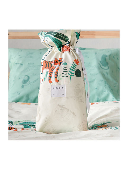 Kentia Selva A Kids Cotton Pillowcase Set 50x70cm Turquoise