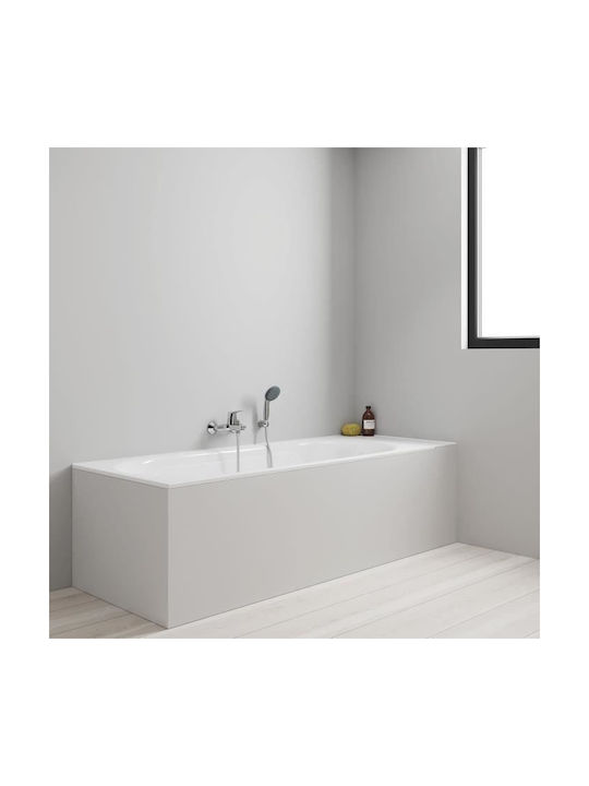 Grohe Миксер Батерия Баня Сребрист