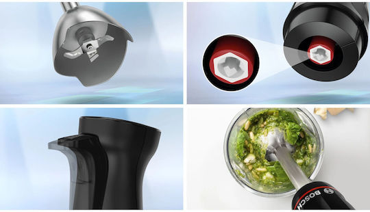 Bosch Serie 4 Ραβδομπλέντερ με Ανοξείδωτη Ράβδο 1000W Μαύρο