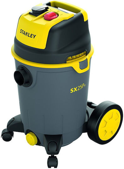 Stanley Σκούπα Υγρών / Στερεών 1200W με Πλαστικό Κάδο 25lt