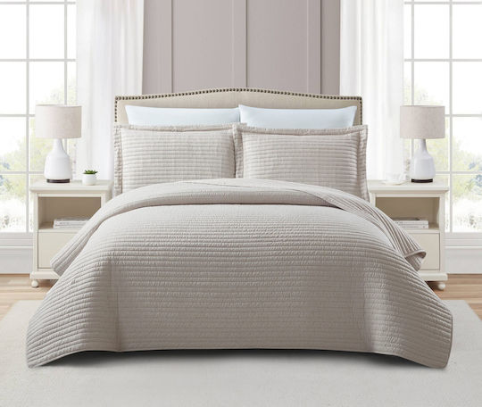 Liolios Home Шалтета King Size Бежово 260x240см Liolios Home Шалтета King Size Бежово 260x240см