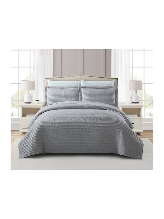 Liolios Home Покривало Полутораспално Lt Grey 180x240см