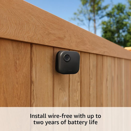 Blink Outdoor 4 IP Камера за наблюдение Wi-Fi Full HD 1080p Водоустойчива с Двупосочна Комуникация