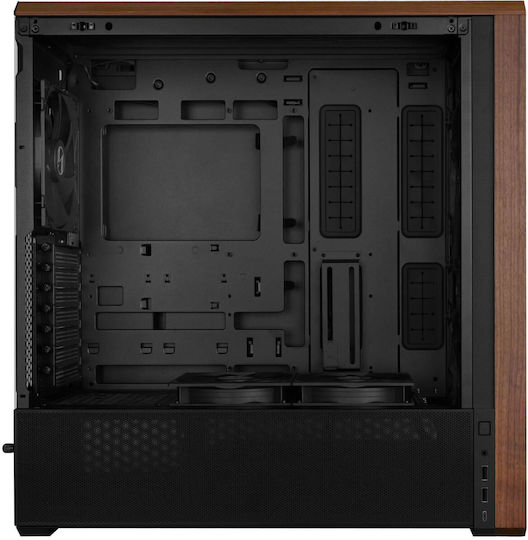 Lian Li Lancool 217 Gaming Midi Tower Κουτί Υπολογιστή με Πλαϊνό Παράθυρο Μαύρο