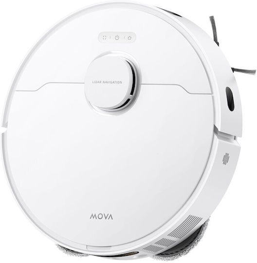 Mova E30 Ultra Σκούπα Ρομπότ με Χαρτογράφηση Laser & Απορρόφηση 7000Pa Λευκή