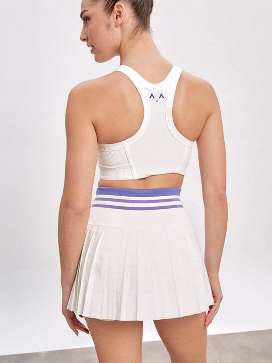 Damen Crop Top White