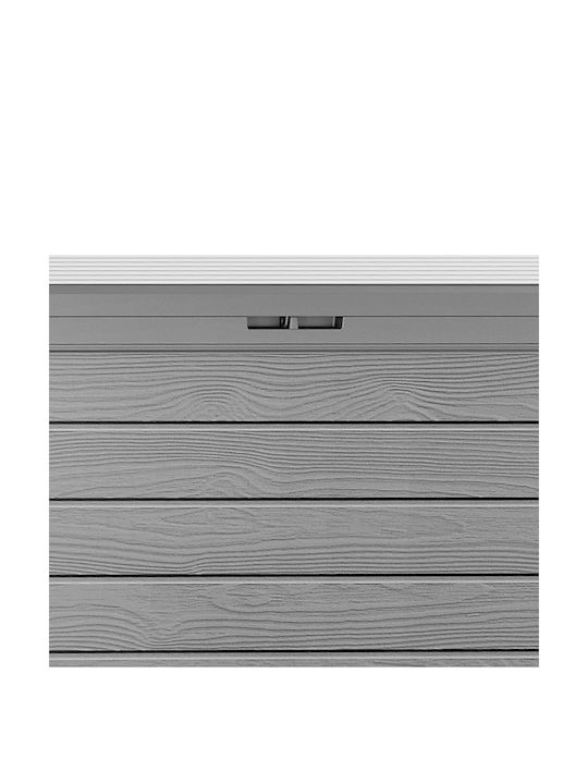 Casaria Outdoor Storage Box 280lt Gray L120xW46xH57cm
