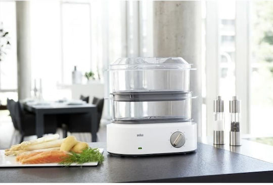 Braun Identitycollection Dampfgarer mit 2 Kochstufen 6.2Es
