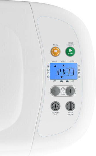 ETA Αρτοπαρασκευαστής 850W Χωρητικότητας 1000gr με 12 Προγράμματα