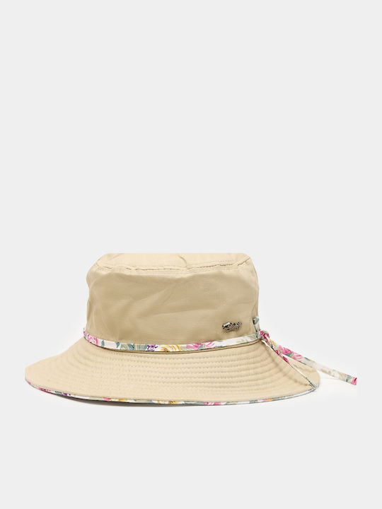 Interhat Fabric Women's Bucket Hat Beige