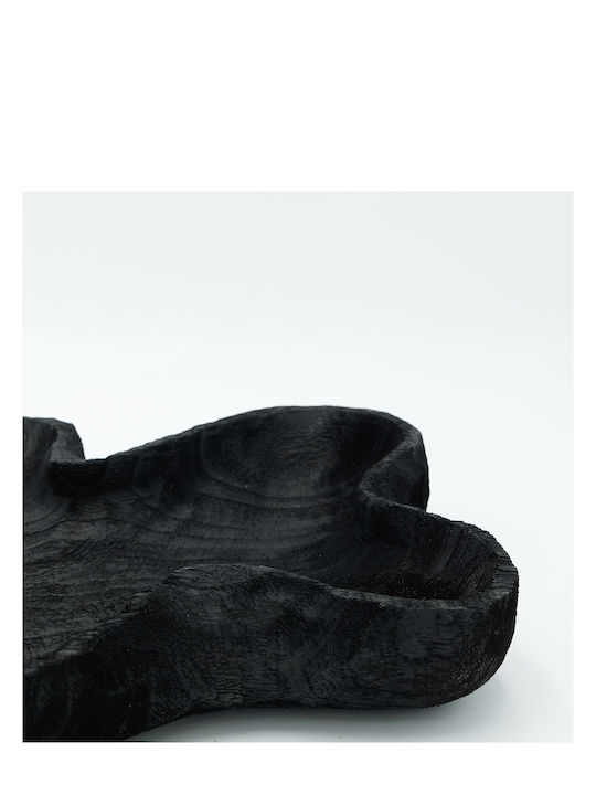 Wooden Decorative Platter Black 40x24x6.5cm