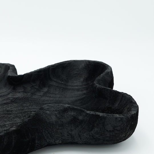 Wooden Decorative Platter Black 40x24x6.5cm
