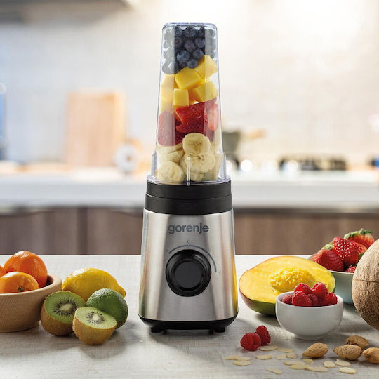 Gorenje Blender with Plastic Jug 600 ml 320W Gray BSM600E