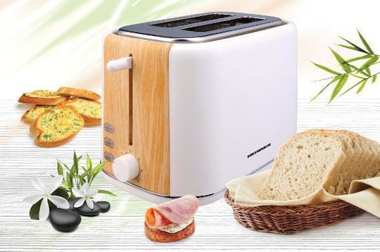 Heinner Toaster 2 Slots 800W White