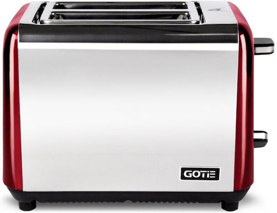 Gotie GTO-100R Φρυγανιέρα 2 Θέσεων 925W Κόκκινη