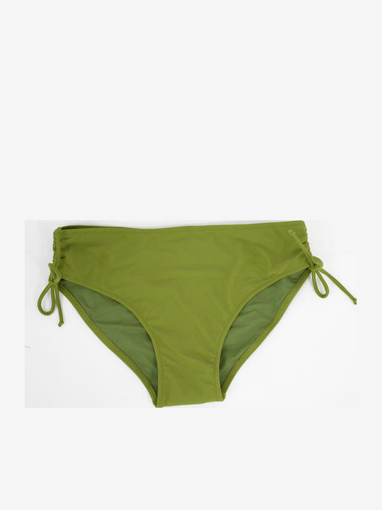 Plus Size Дамски Бански Bikini С Банели Subtle Glow Зелен