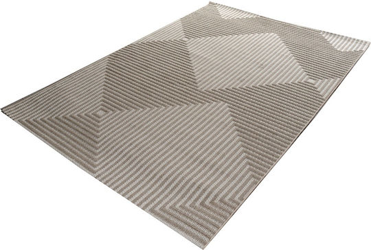 Tzikas Carpets Mira Modern Bedroom Rugs Set Beige 398-0-335-68983-670 3pcs