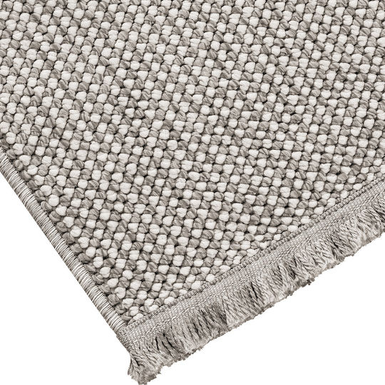 Beauty Home Rustic Art 9335 Modern Bedroom Rugs Set Λευκό,γκρι 9335-ΣΕΤ 3pcs