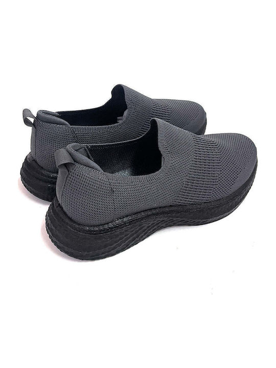 Men's Canvas Slip-Ons Gray