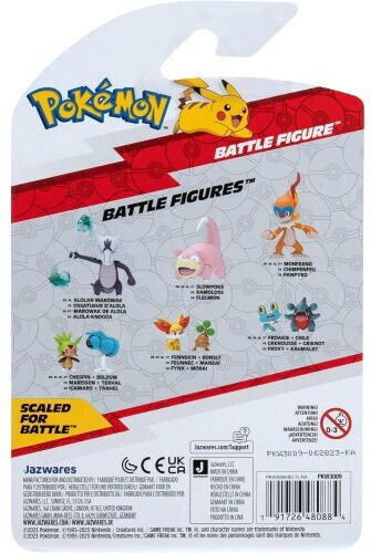 Jazwares Battle Pokemon Slowpoke για 4+ Ετών 8εκ. (Διάφορα Σχέδια)