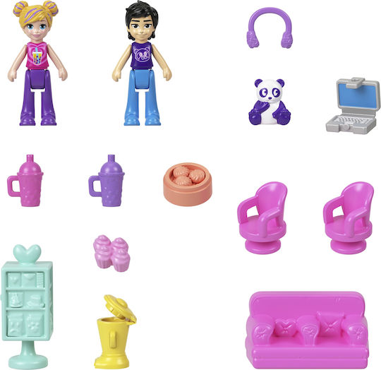 Mattel Sparkle Cove Adventure Unicorn Floatie Compact Polly Pocket For 4+ Age