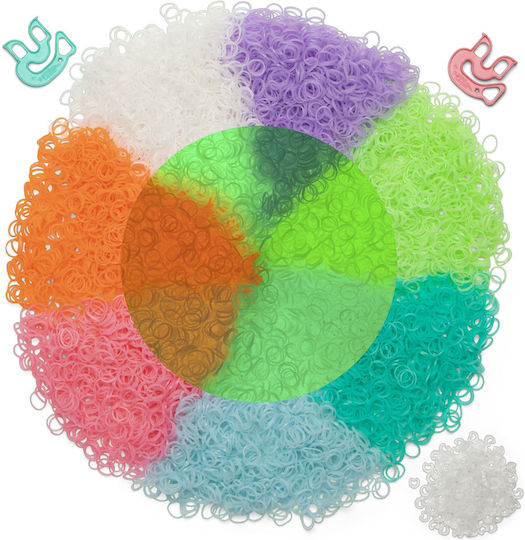 Rainbow Loom Hair ties Glow for Children 7+ years Years