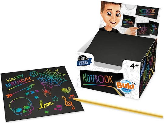 Buki Ζωγραφική Scratch Notebook Bee Teens