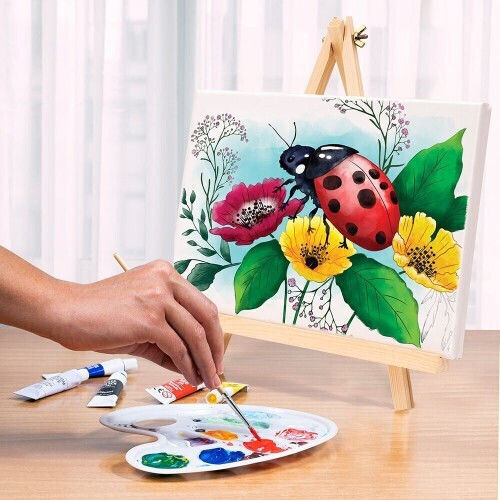 HappiHobbi Боядисване Ladybug Калинка за Деца 7+ Години