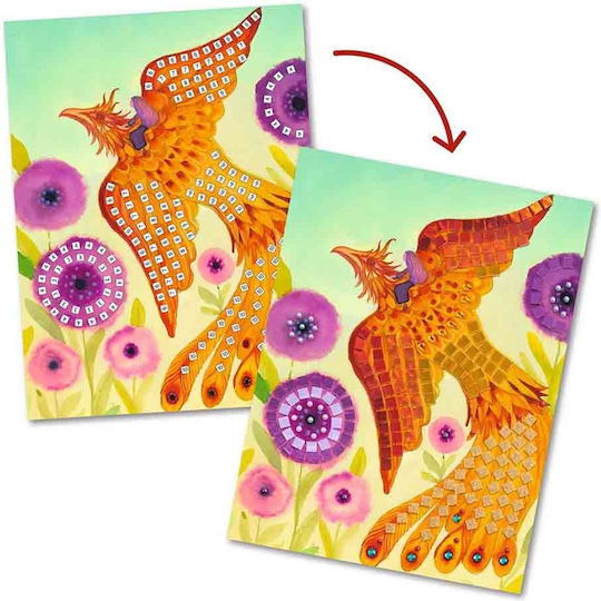 Djeco Mosaic Metallic Effect `μυθικά Πλάσματα` for Children 6+ years old Years